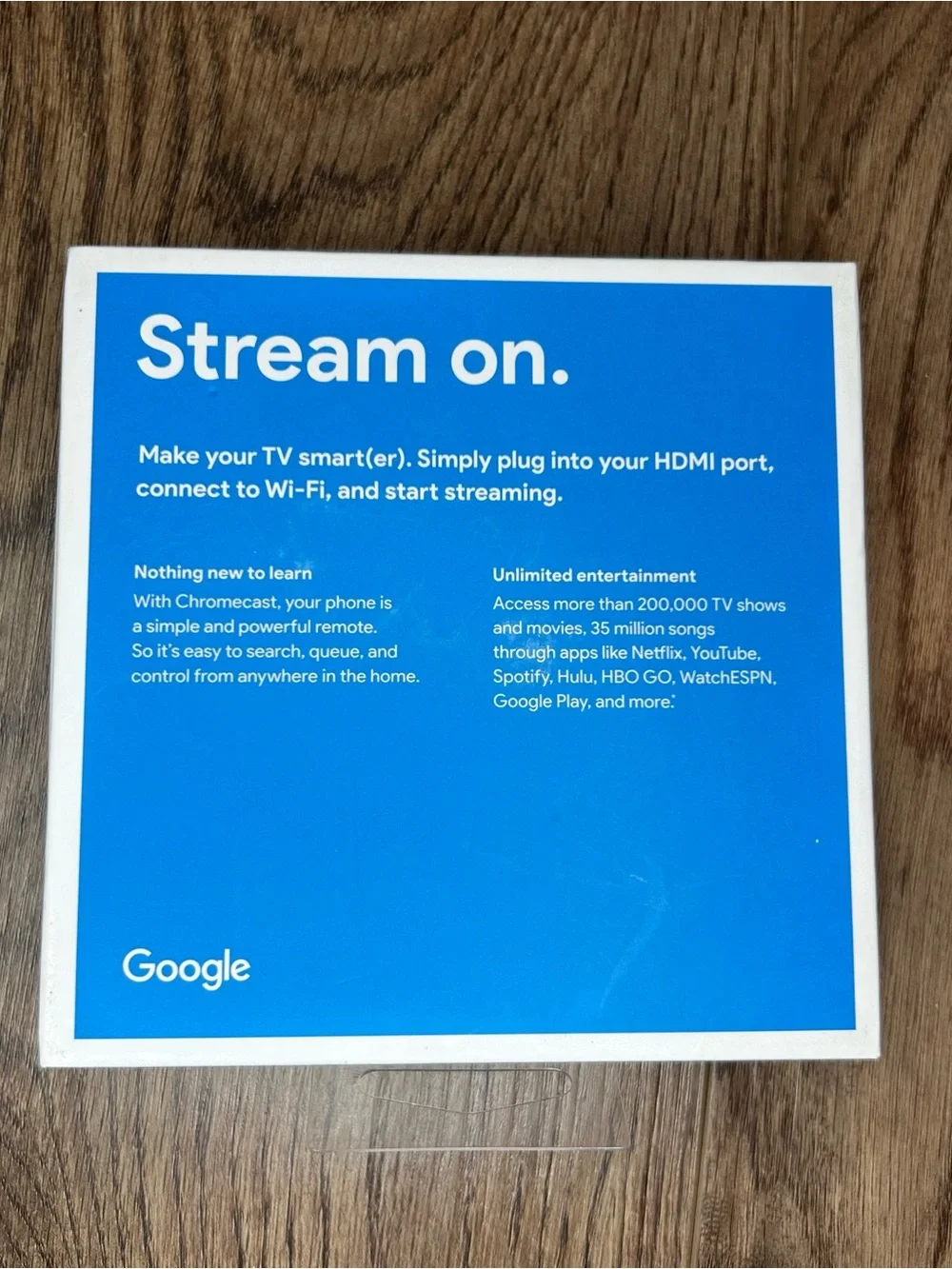 Google Chromecast (2nd Generation) HD Media Streamer - Black (GA3A00093-A14-Z01)